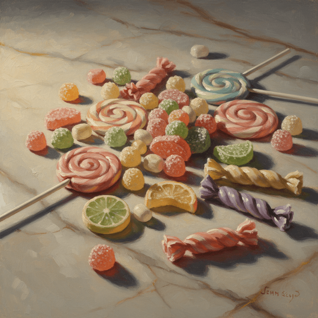 Are Skittles haram in Islam โ colorful candy in warm muted tones