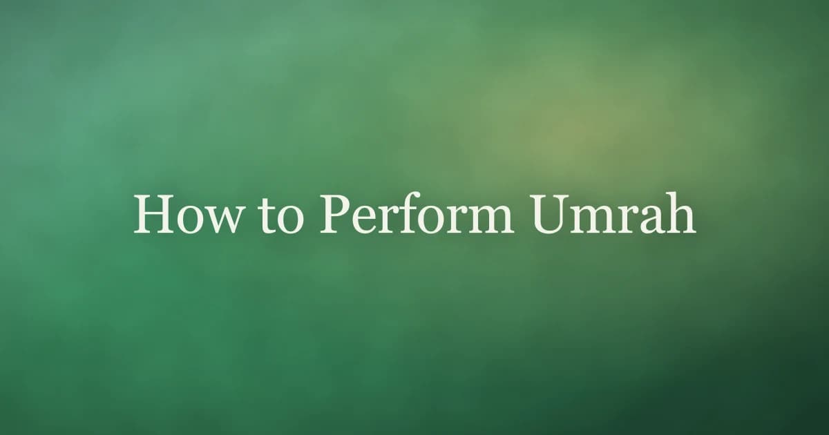 How to perform Umrah step by step โ ihram, tawaf around the Kaaba, sai, and halq